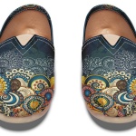COLORFUL DRAGONFLIES Tomu Canvas Shoes
