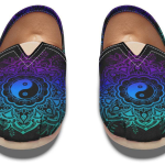 YIN YANG MANDALA Tomu Canvas Shoes